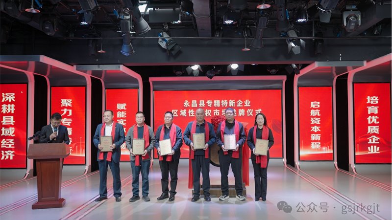 深耕縣域經濟 共筑產業高地—永昌縣首批企業在“專精特新”專板成功掛牌